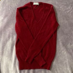 Burgundy Cashmere Sweater